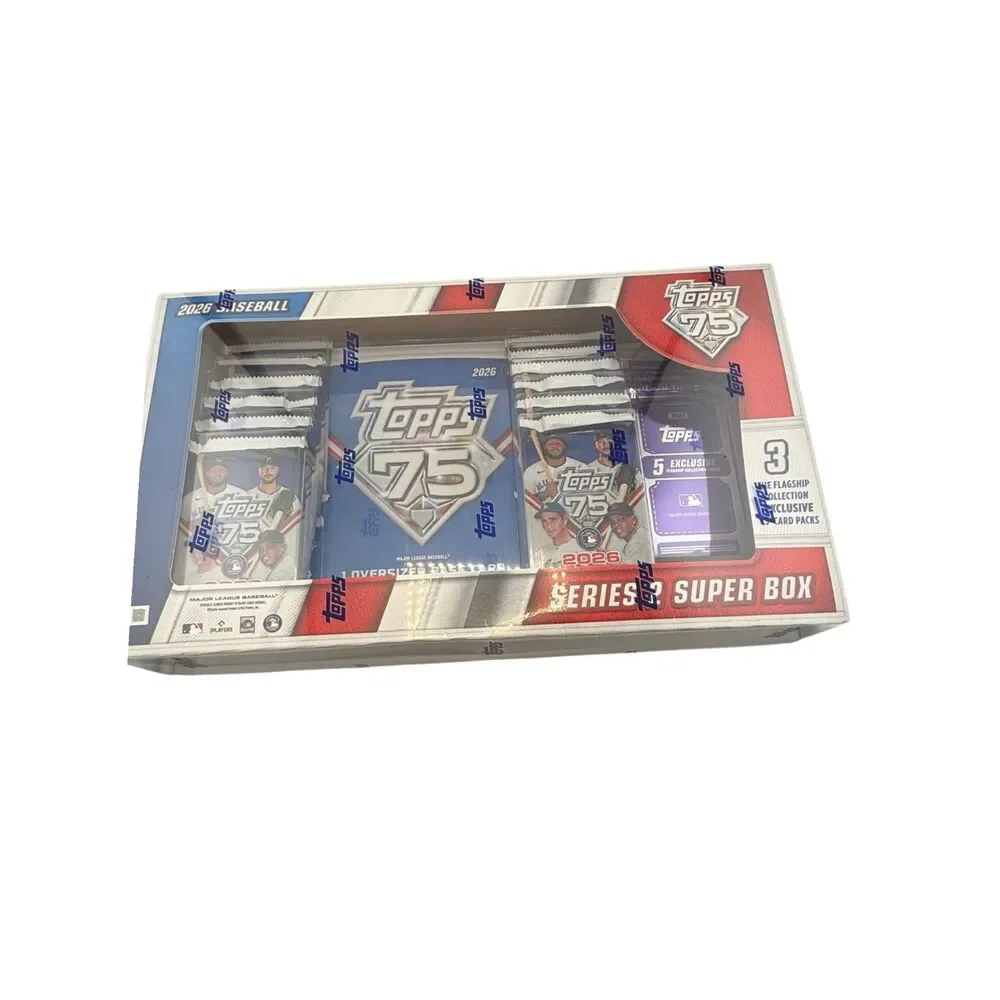 2026 Topps Series 2 Baseball Super Box Factory Sealed 184 Cards Flagship Packs